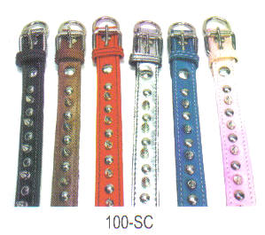 Spicked Leather Dog Collars
Size one inch wide