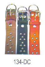 Studded Leather Collars Size 1 3/4