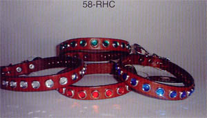 Rhine Stone Dog Collars