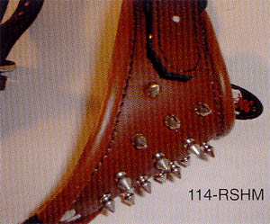 Round Edge Spiked Dog Harnesses

